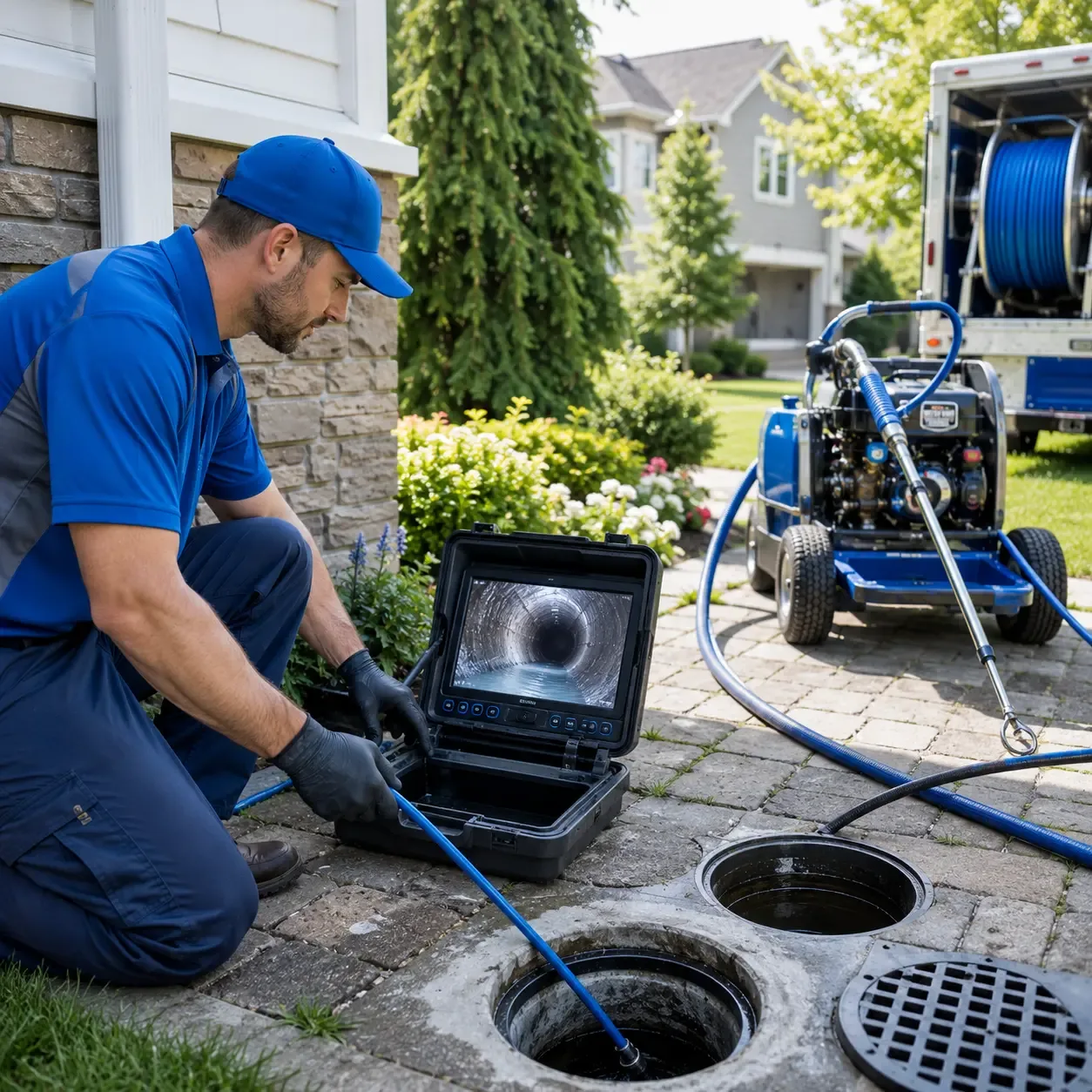 Outdoor drain cleaning professionals serving Leopolis, WI