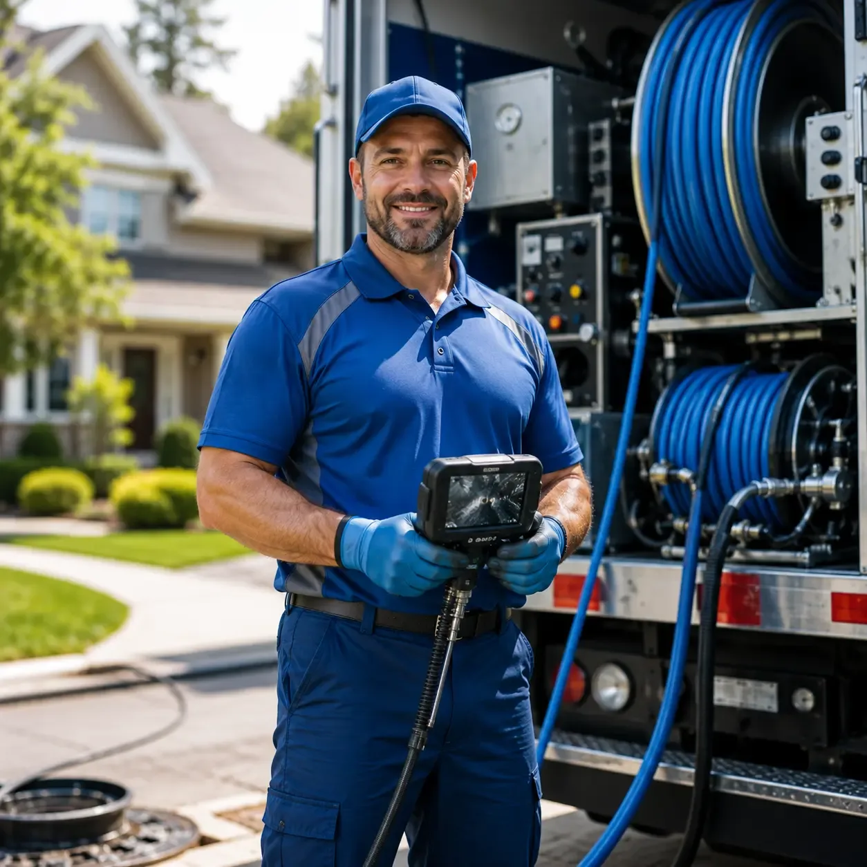 Local outdoor drain cleaning specialists in Leopolis, WI